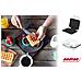 MGO-25 Piastra per Waffle Belgi Potenza 1000 Watt Colore Bianco  - Foto miniatura 5