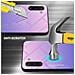 Custodia Compatibile Con Samsung Galaxy Note 10 In Rosa - Blu - Coperchio Protettivo Bicolore In Vetro Temperato E Silicone Tpu - Foto miniatura 3