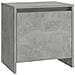 Comodino Grigio Cemento 45x34x44,5 cm in Truciolato - Foto miniatura 2