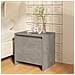 Comodino Grigio Cemento 45x34x44,5 cm in Truciolato - Foto miniatura 1