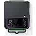 Cover In Silicone Ef-gf721tbegww Con Strap Per Galaxy Z Flip4 Sm-f721b Nero Verde - Foto miniatura 1