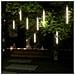 Luci Meteoriche 8 Pz 30cm Bianco Freddo 192 Led Interni Esterni - Foto miniatura 1