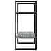 Libreria A 2 Ripiani Grigio Sonoma 60x30x70cm Legno Multistrato - Foto miniatura 7