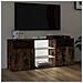 Mobile Porta Tv Con Luci Led Rovere Fumo 120x30x50 Cm - Foto miniatura 5