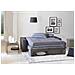 Divano Letto Aleida, Divano A 2 Posti, 100% Made In Italy, Sofà Soggiorno Con Apertura Girevole, In Tessuto Imbottito, Con Braccioli Standard, Cm 180x95h90, Grigio E Antracite - Foto miniatura 2