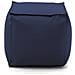 Pouf Annalaura, Pouf Multifunzione, 100% Made In Italy, Poltroncina Relax In Tessuto Imbottito, Cm 45x45h45, Blu - Foto miniatura 2