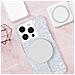 Cover Magsafe Per Iphone 15 Pro Silicone Glitter Iridescente Twinkle - Foto miniatura 5