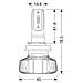 9/32v Halo Led Serie 5 Blaster - (h8-h9-h11-h16) - 20w - Pgj19-x - 2 Pz - Scatola - Foto miniatura 3