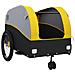 Rimorchio Da Bici Nero E Giallo 45 Kg In Ferro - Foto miniatura 3