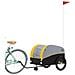 Rimorchio Da Bici Nero E Giallo 45 Kg In Ferro - Foto miniatura 5