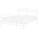 Letto Metallo Antlia 140 X 200 Cm Bianco - Foto miniatura 2