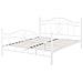 Letto Metallo Antlia 140 X 200 Cm Bianco - Foto miniatura 4