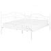 Letto Metallo Antlia 140 X 200 Cm Bianco - Foto miniatura 6