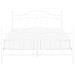 Letto Metallo Antlia 140 X 200 Cm Bianco - Foto miniatura 8