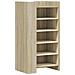 Scarpiera Rovere Sonoma 52x37,5x100 cm in Legno Multistrato - Foto miniatura 2