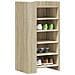 Scarpiera Rovere Sonoma 52x37,5x100 cm in Legno Multistrato - Foto miniatura 1