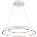 Lampadario Led A Sospensione Regolabile 43 W 3 Colori Luce Bianca Calda Naturale - Foto miniatura 5