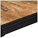 Tavolo da Bar 60x55x107 cm in Legno Grezzo Massello di Mango - Foto miniatura 4