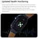 Smartwatch Orologio Fitness Tracker Bluetooth T2 Dark Blu Per Smartphone Ios Android - Foto miniatura 3