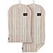 Set 2 Custodie Per Giacca E Cappot A Righe 60x100 - 60x135 Cm - Foto miniatura 1