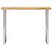 Tavolo Consolle Bordi Vivi 105x33x76 Cm Legno Massello Di Mango - Foto miniatura 2