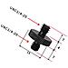 Adattatore Filettato Per Supporto Da 1/4"" A M10 - Confezione Da 5   1/4-20 - Foto miniatura 2
