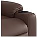 Poltrona Massaggiante Reclinabile marrone in Similpelle - Foto miniatura 9