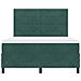 Letto con Rete a Molla e Materasso Verde Scuro 140x190 cm Velluto - Foto miniatura 8
