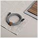 Cavo Da Usb-c A Usb-c 240w Power Delivery 2,4m Intrecciato Ultra-resistente, Bianco / Nero - Foto miniatura 4