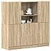 Set di Mobili da Cucina 3 pz Rovere Sonoma in Truciolato - Foto miniatura 2