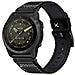 Cinturino In Pelle Premium Compatibile Con Garmin Fenix 8/7x/3 - Elegante Cinturino Di Ricambio Black 20 Mm - Foto miniatura 2