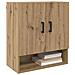 Armadietto a muro rovere artigianale 60 x 31 x 70 cm - Foto miniatura 3