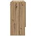 Armadietto a muro rovere artigianale 60 x 31 x 70 cm - Foto miniatura 7