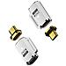 Adattatore Magnetico Usb-c Femmina A Usb-c Maschio, Ricarica Magnetica 240w White - Foto miniatura 2