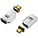 Adattatore Magnetico Usb-c Femmina A Usb-c Maschio, Ricarica Magnetica 240w White - Foto miniatura 3