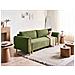 Divano Letto 3 Posti Kvam Tessuto Verde Con Contenitore - Foto miniatura 1