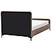 Letto Bouclé Lunan 120 X 200 Cm Tortora - Foto miniatura 6
