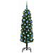 Albero di Natale artificiale con 150 LED Verde 150 cm - Foto miniatura 4
