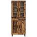 Credenza 2 pcs Legno vecchio Legno Stratificato e Vetro - Foto miniatura 8