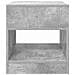 Tavolino Grigio cemento 40,5 x 40 x 45 cm Legno multistrato - Foto miniatura 5