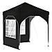 Tenda per feste a pop-up 192 x 192 x 245 cm Nero - Foto miniatura 1