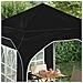 Tenda per feste a pop-up 192 x 192 x 245 cm Nero - Foto miniatura 4