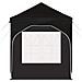 Tenda per feste a pop-up 192 x 192 x 245 cm Nero - Foto miniatura 7