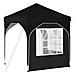Tenda per feste a pop-up 192 x 192 x 245 cm Nero - Foto miniatura 8