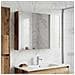 Mobiletto per specchio da bagno Legno vecchio - Foto miniatura 2