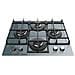Piano Cottura TQG 641 / HA (ICE) a Gas 4 Fuochi Gas Colore Grigio - Foto miniatura 4