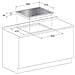 Piano Cottura TQG 641 / HA (ICE) a Gas 4 Fuochi Gas Colore Grigio - Foto miniatura 6