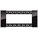 Placca Living Now 6 Moduli Colore Notte Ka4806dg - Foto miniatura 1
