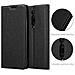 Cadorabo Custodia Compatibile Con Xiaomi Redmi K20 / Mi 9 T In Nero Di Notte - Coperchio Protettiva Con Chiusura Magnetica, Funzione Stand E Tasca Per Le Carte - Foto miniatura 3
