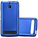 Custodia Compatibile Con Sony Xperia E1 In Blu Metallico - Coperchio Protettivo In Silicone Tpu Flessibile - Foto miniatura 3
